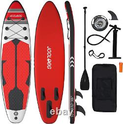 Jooloog Gonflable Stand Up Paddle Board 6 Pouces Épaisseur Avec Premium Sup & Deck