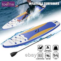Loefme Stand Up Paddle Board 2-en-1 Gonflable Sup Surfboard Kit 10'6 Avec Pompe