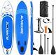 Maxkare Stand Up Paddle Board Gonflable Yoga Rigide Solide 10'× 30 ×6'' Wh100bs