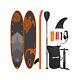 Nemaxx Planche De Paddle Gonflable Tortue Orange Sup Pb300