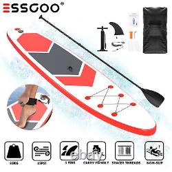 New Gonflable Stand Up Paddle Board Sup Surfboard Non-slip Deck With Pump Bag Uk