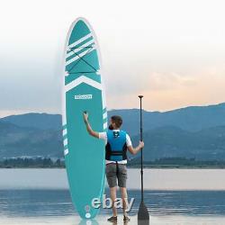Nouveau 10'6 Paddle Board Gonflable Stand Up Surfboards Sup 6 Thick Full Set Uk