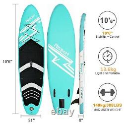 Paddle Board Gonflable Sup Paddleboard Stand Up Surfboard 10.6ft Ensemble Complet