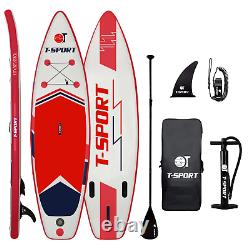 Panneau De Paddle Gonflable Stand Up Paddleboard 106 Ft Surfboard Non-slip Red
