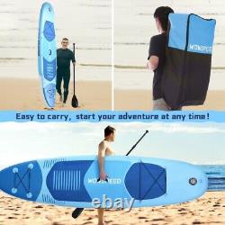 Panneau De Paddle Gonflable Sup Stand Up Paddleboard & Accessoires Set 10,5ft Pvc Uk