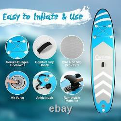 Panneau De Surf Gonflable Stand Up Paddle Board 10ft Sup Avec Kit Complet 4'' D'épaisseur