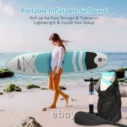 Panneau Gonflable De Paddle 10.6' Sup Stand Up Surfboard Avec Kit Complet 62