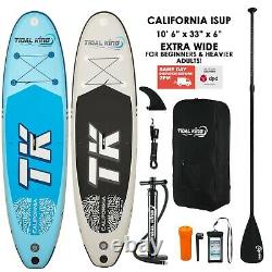 Panneau Gonflable Stand Up Paddle California 10' 6 X 33 Large X 6 Sup Ou Kayak