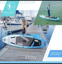 Paquet Junior Bluefin Cruise 8' SUP pour Enfants: Planche à Rame Gonflable Debout