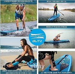 Planche à pagaie gonflable Aqua Spirit SUP Stand UP de 10'8 avec pagaie en carbone, kit kayak