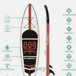 Planche à pagaie gonflable FunWater SUP Stand Up Paddle Board 11'×33×6 Ultra-Light