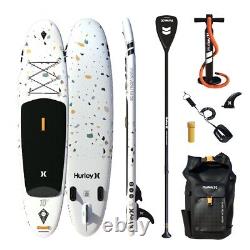 Planche à pagaie gonflable Hurley 10ft Advantage Terrazzo Stand-Up Kit SUP REFURB