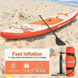Planche à pagaie gonflable de 11 pieds SUP Stand Up Surfboard Deck antidérapant réglable