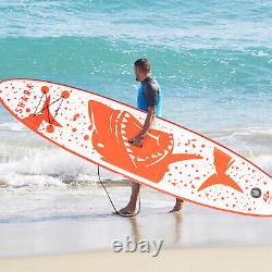 Planche à pagaie gonflable de 11 pieds avec pont antidérapant et surf portable