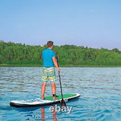 Planche à pagaie gonflable de 11 pieds avec siège de kayak - Kit complet de surf sur SUP debout.