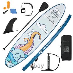 Planche de Stand Up Paddle Gonflable 11FT avec Pont Antidérapant