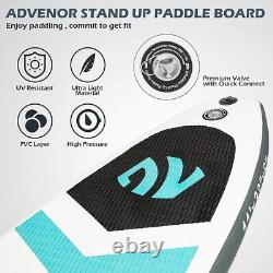 Planche de paddle ADVENOR 11'x33 x6 Extra Large gonflable pour se tenir debout sur l'eau