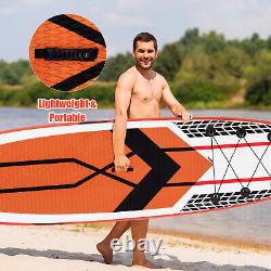 Planche de paddle gonflable 10,5 pieds pour jeunes et adultes, bateau debout antidérapant