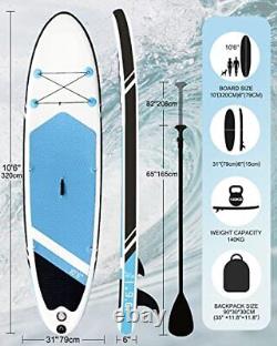 Planche de paddle gonflable 10'6×31×6, excellente pour le paddleboard