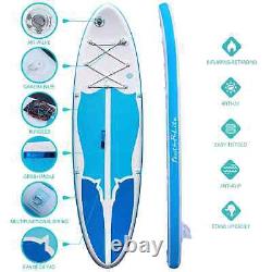 Planche de paddle gonflable FUNWATER Stand Up Paddling Board, pagaie de 10'' 150kg SUP Board