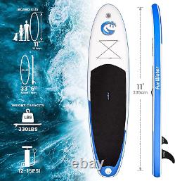 Planche de paddle gonflable FunWater, SUP durable pour tous les niveaux de compétence, ADJ