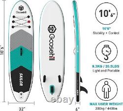 Planche de paddle gonflable Goosehill SUP avec kit complet 2023 debout et surf