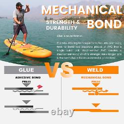 Planche de paddle gonflable H2OSUP 10'6''/10' × 30 × 6 avec SUP de qualité premium &