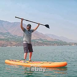 Planche de paddle gonflable H2OSUP 10'6''/10' × 30 × 6 avec SUP de qualité premium &