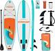 Planche De Paddle Gonflable Overmont Stand Up Paddle Board Pour Adultes, 323x84x15cm & Avec Ajustements