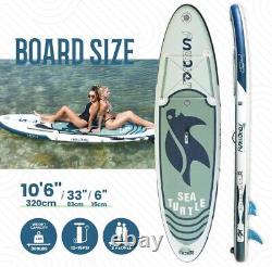 Planche de paddle gonflable SUP Tortue de mer Kit Été Pompe