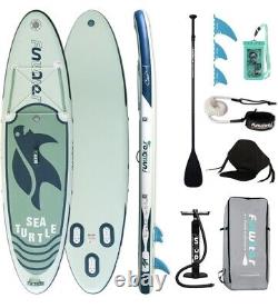 Planche de paddle gonflable SUP Tortue de mer Kit Été Pompe