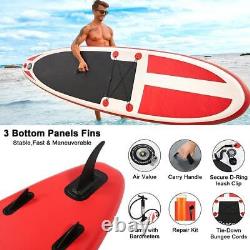 Planche de paddle gonflable SUP de 10 pieds avec ensemble complet d'accessoires inclus