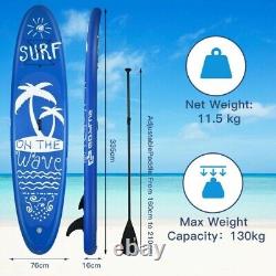 Planche de paddle gonflable SUP de 350 cm pour sports de surf avec kit complet