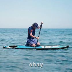 Planche de paddle gonflable Stand Up de 10 pieds pour les sports nautiques, sac de surfboard, pompe et rame.