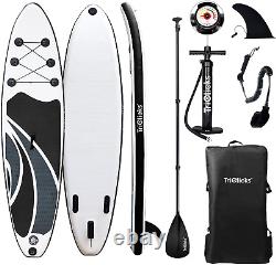 Planche de paddle gonflable Triclicks SUP Stand Up Paddle Board Kit de planche de paddle gonflable 10 pieds