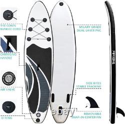 Planche de paddle gonflable Triclicks SUP Stand Up Paddle Board Kit de planche de paddle gonflable 10 pieds