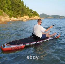 Planche de paddle gonflable de 10'8 SUP avec siège de kayak en camouflage 11