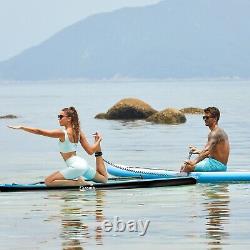 Planche de paddle gonflable de 10 pieds avec accessoires SUP surfboard Stand Up Paddleboard