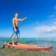 Planche De Paddle Gonflable De 10 Pieds Avec Pagaie Réglable, Surface Antidérapante