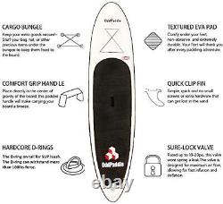 Planche de paddle gonflable de 11,6 pieds pour sports de surf avec kit complet.