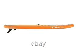 Planche de paddle gonflable de 11 pieds (335 cm) avec pagaie, sac à dos et support de surf haut