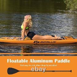 Planche de paddle gonflable de 11 pieds avec accessoires Sup portables