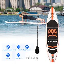 Planche de paddle gonflable de 11 pieds avec accessoires pour la pratique du surf debout sur l'eau