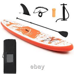 Planche de paddle gonflable de 11 pieds avec pont antidérapant et surf portable