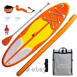 Planche de paddle gonflable de 305 cm avec pagaie réglable, sac à dos de voyage