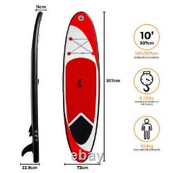 Planche de paddle gonflable debout 10ft SUP Légère 6.75kg Sports nautiques