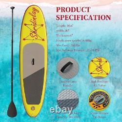 Planche de paddle gonflable debout, planches de paddle Sup avec accessoires premium ISUP