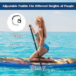 Planche de paddle gonflable portable de 10,5 pieds - Surfboard debout