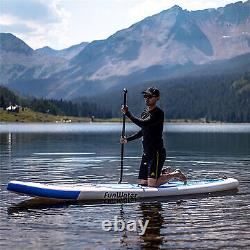 Planche de paddle gonflable ultra-légère de 320 cm avec pagaie, pompe, sac à dos