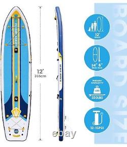 Planche de paddle surf gonflable Tuxedo Sailor Stand Up Paddle Board de pêche complet